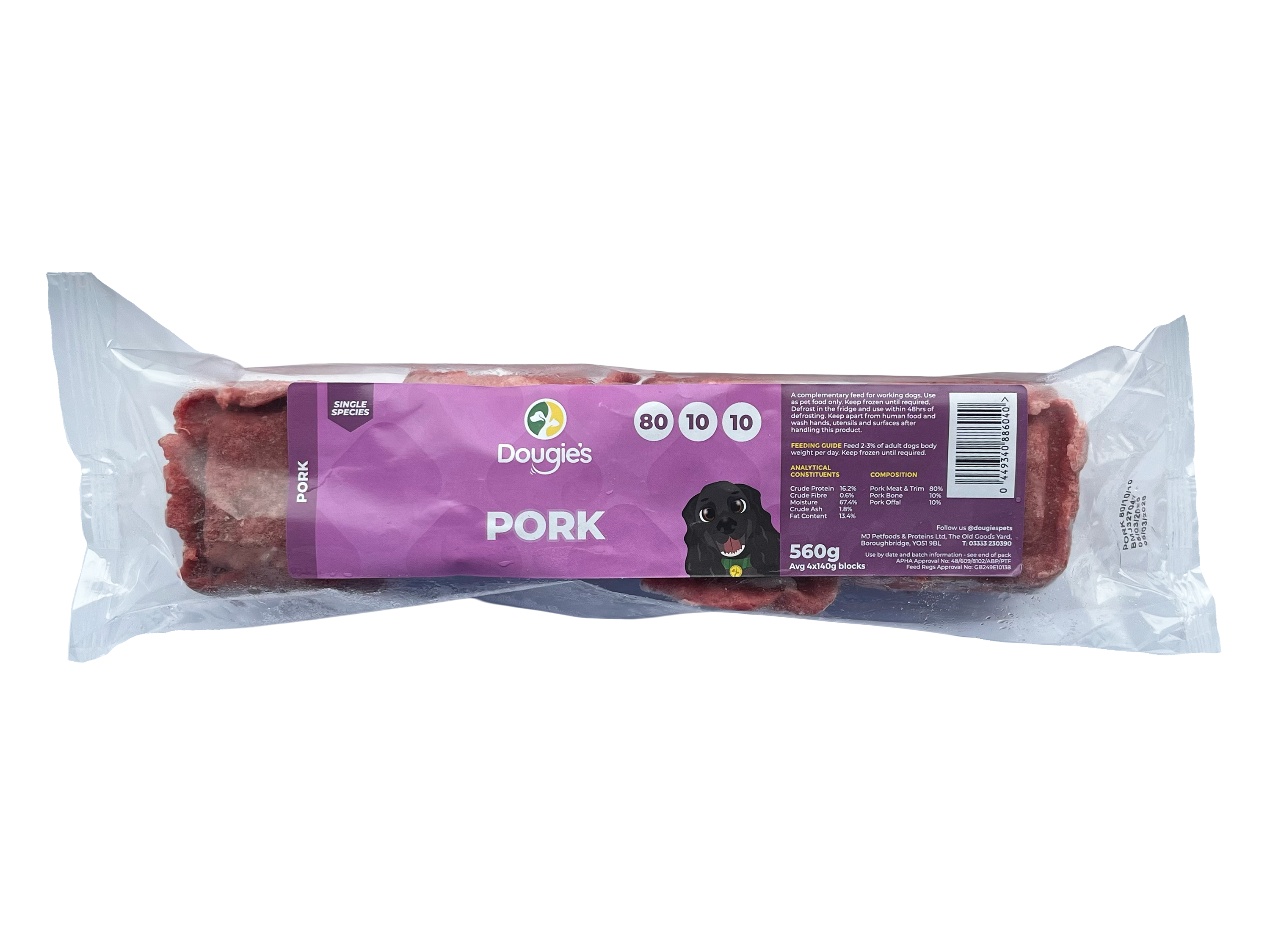 Dougies Raw Pork 80-10-10